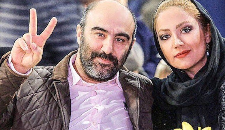 تصاویر/ محسن تنابنده این شکلی توسط همسرش غافلگیر شد!