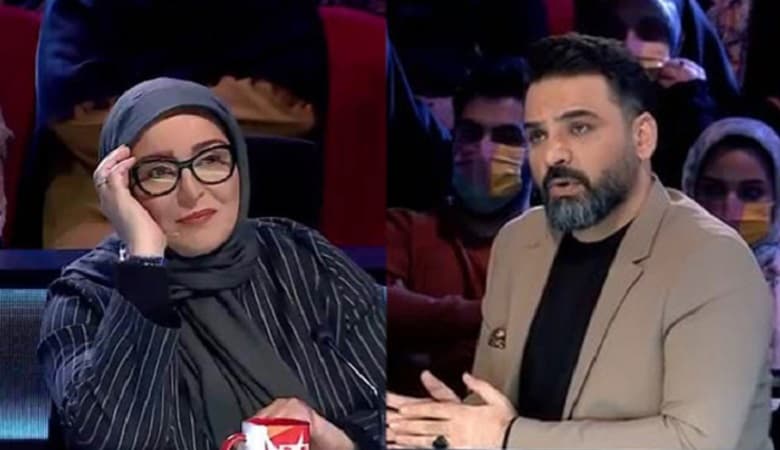 عکس/ احسان علیخانی این گونه از ژاله صامتی دلجویی کرد!