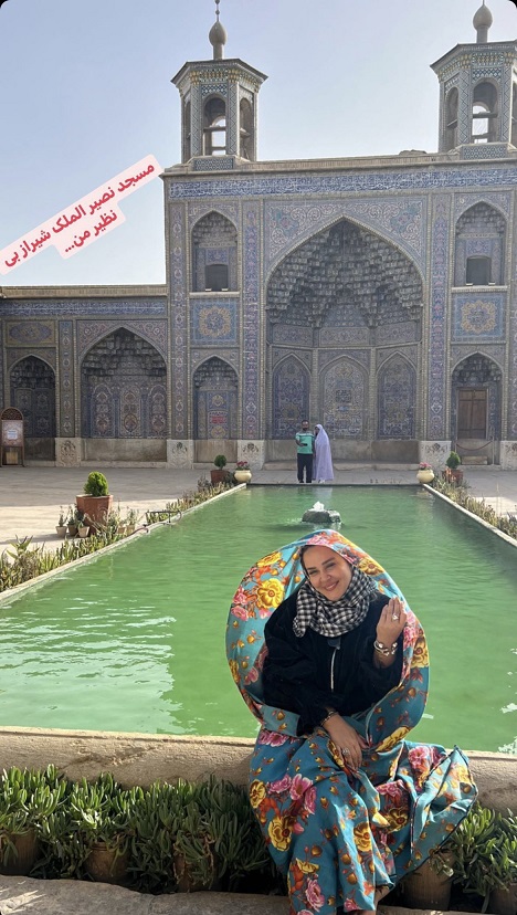 حجاب و پوشش متفاوت “بهاره رهنما” سوژه شد/ عکس