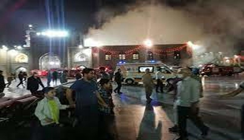آتش سوزی بزررگ در “حرم امام رضا”/ علت حادثه چه بود؟