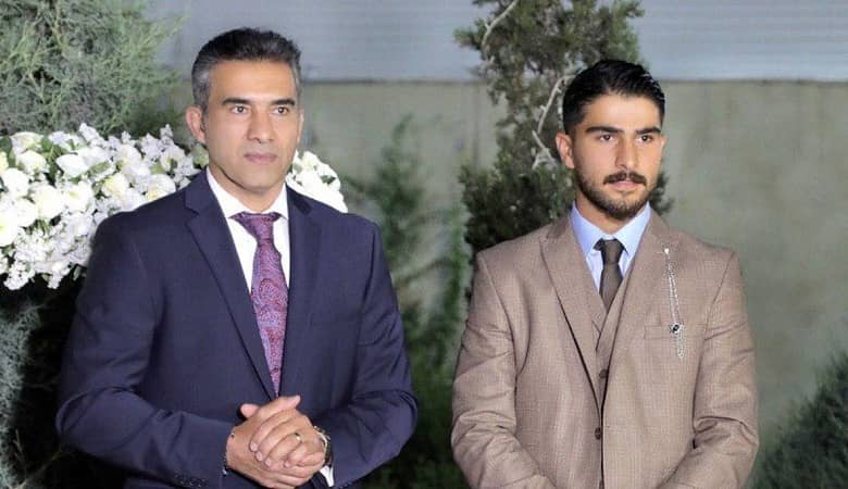 عکس/ امیر عابدزاده روی دوش عقاب آسیا