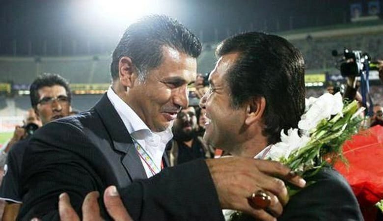 عکس/ علی دایی و حمید استیلی وقتی که مطابق مد جوانان رفتار می‌کردند!