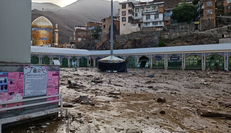 ویدئو/ ویرانی‌های مهیب سیل در امامزاده داود