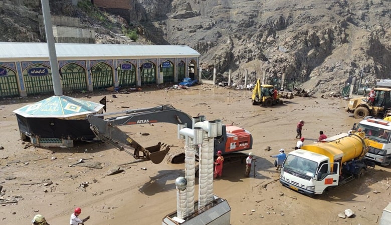 ویدئوی دلخراش از لحظه‌های ابتدایی سیل در امامزاده داود