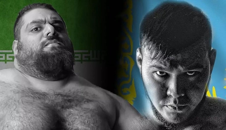 ویدئو/ روی رینگ آمدن هالک ایرانی با نوای مداحی حاج محمود کریمی