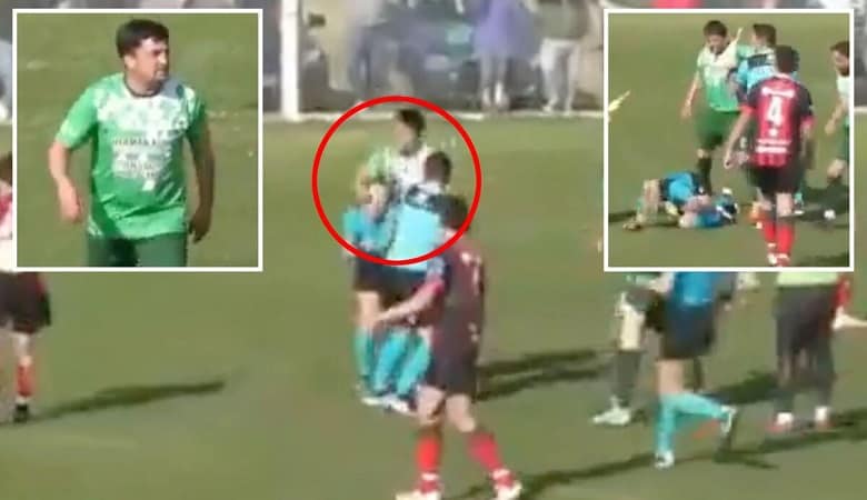 ویدئو/ ضرب و شتم داور زن توسط بازیکن مرد غول پیکر و محرومیت مادام العمر او!