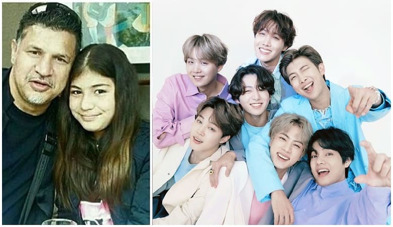 ویدئو/ دختر علی دایی به پدرش: مرا به کنسرت BTS ببر!