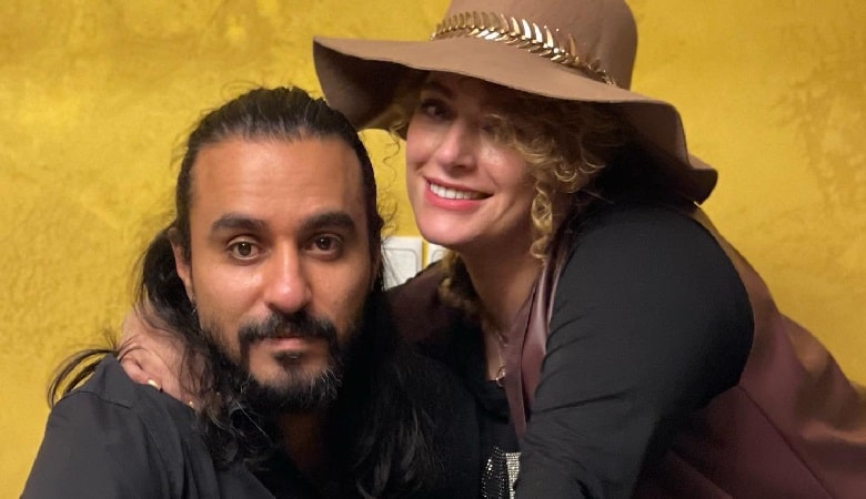 تصاویر/ موهای بافته آقای کارگردان در کنار همسر بازیگرش!