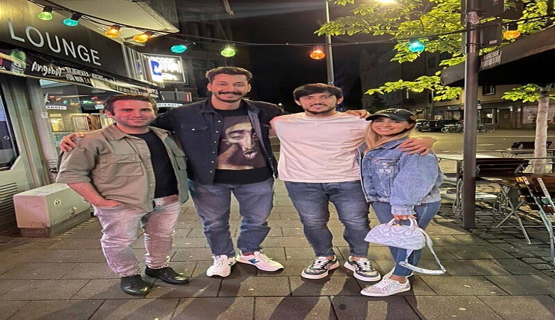 سردار آزمون، بهرام افشاری و هوتن شکیبا در آلمان/عکس