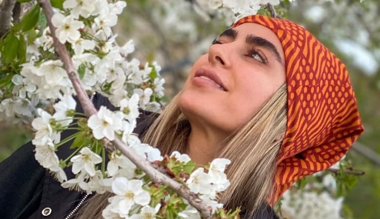 عکس/ سمانه پاکدل و همسرش در نمایی عاشقانه!