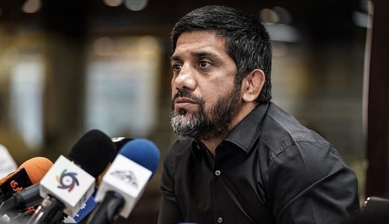 انتشار عکسی جنجالی از علیرضا دبیر در سایت فدراسیون کشتی