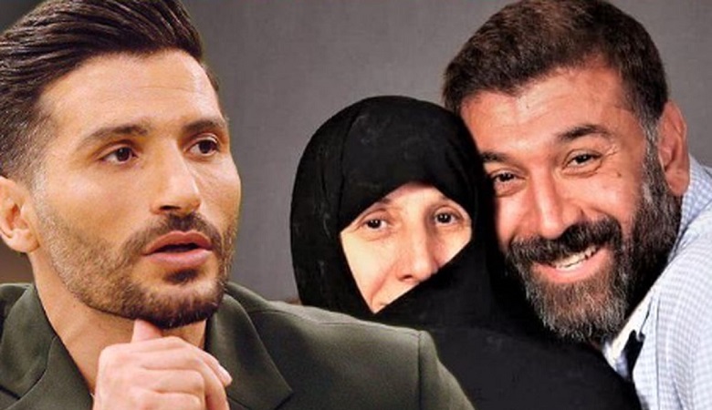 عکس/ خلوت احساسی و گریه‌آور جواد کاظمیان با سنگ قبر علی انصاریان