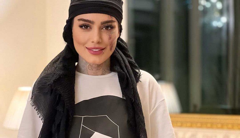 ویدئو/ سحر قریشی بالاخره صورت پر از خالکوبی واقعی‌اش را نشان داد!