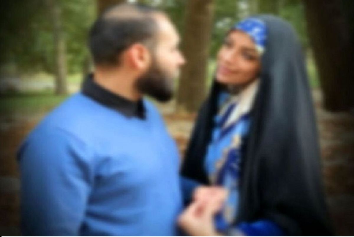 تصویر جالب “الهام چرخنده” از همسر جدیدش/ عکس