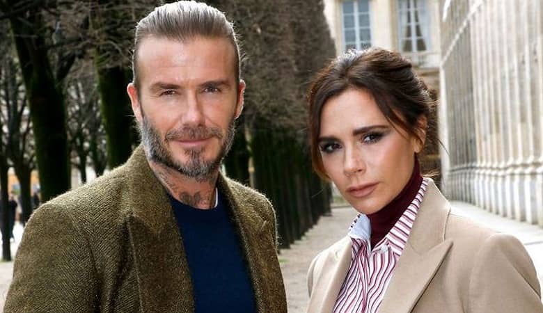 عکسی جالب از جشن سال نوی میلادی “خانواده دیوید بکام”/ تصویر