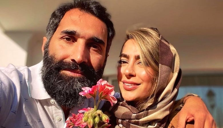 عکس دونفره هادی کاظمی و سمانه پاکدل وقتی جوان بودند!