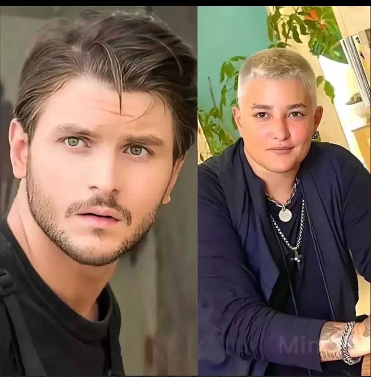 عکسی باورنکردنی از چهره کاملا مردانه همسر اول “امین حیایی”/ تصویر