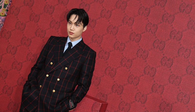 حضور کای عضو گروه کره ای Exo در نمایش مد گوچی!