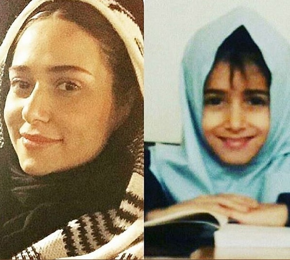 عکسی باورنکردنی از چهره “پریناز ایزدیار” قبل بازیگری/ تصویر