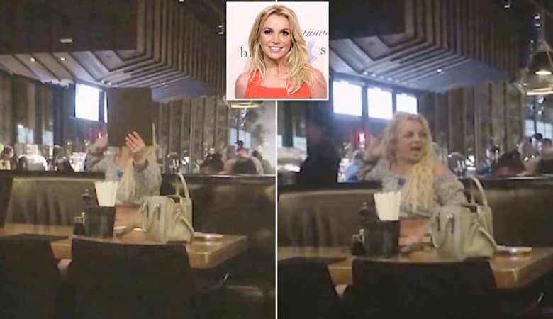 آبروریزی عجیب و فحاشی “بریتنی اسپیرز” در یک رستوران