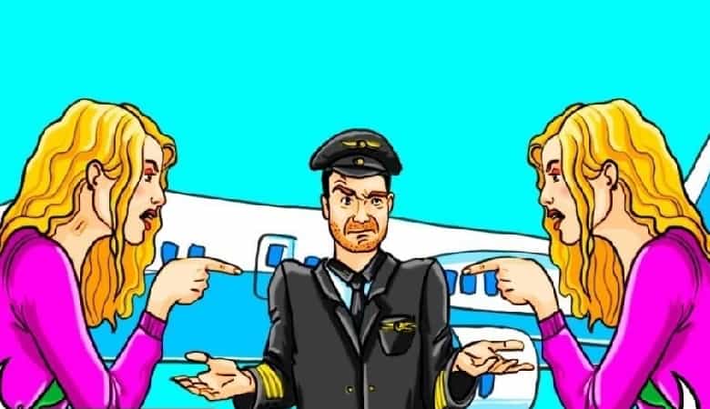 آزمون شناسایی: کدام یک همسر واقعی خلبان است؟