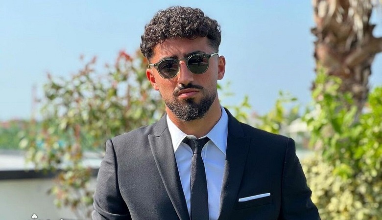 عکس/ غافلگیری الهیار صیادمنش با حیوان خانگی عجیب و غریب اش