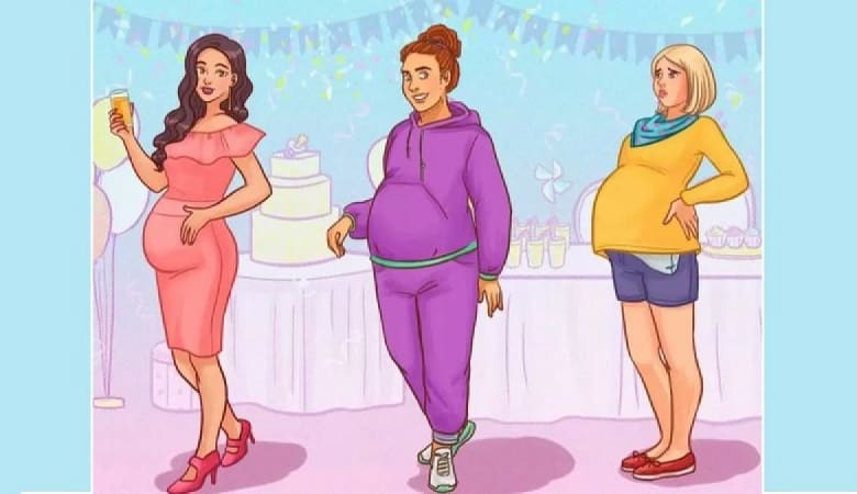 آزمون هوش/ کدام یک از خانم‌های زیر باردار است؟