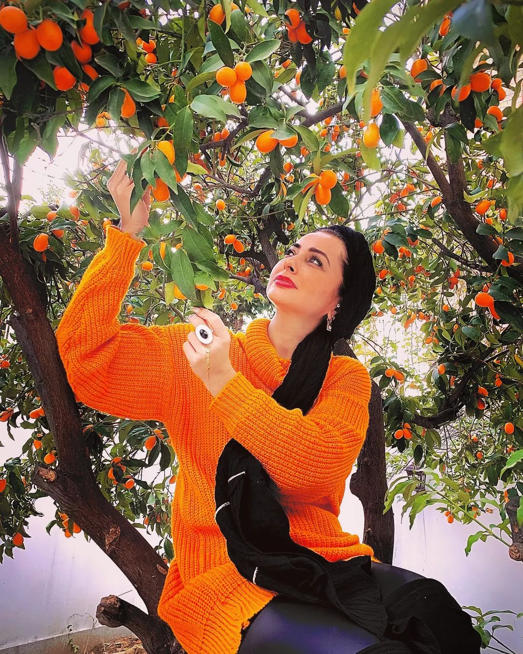 عجیب ترین ست لباس را “نفیسه روشن” زد/ عکس