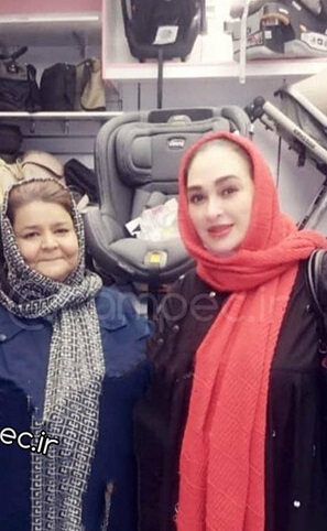 ریخت و قیافه باورنکردنی “الهام حمیدی” در دوران حاملگی/ عکس