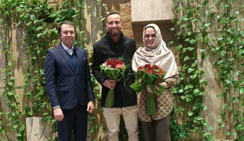 عکس عاشقانه بازیکن برزیلی تیم پرسپولیس و همسرش در روز ولنتاین