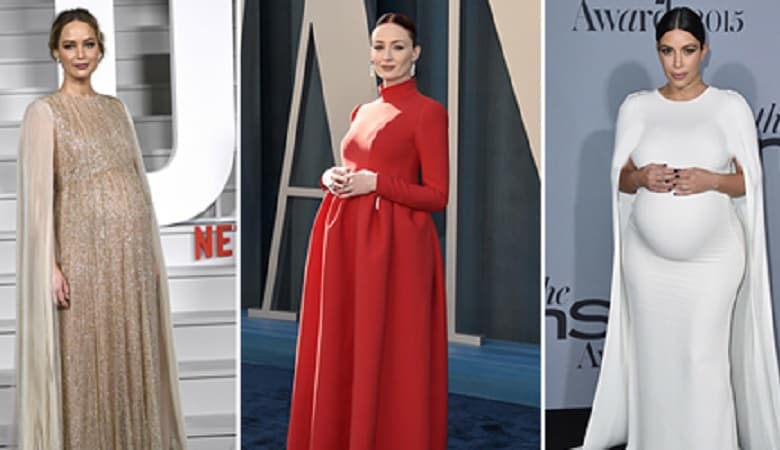 تصاویر/ زیباترین لباس‌هایی که خانم‌های بازیگر زمان بارداری پوشیدند!