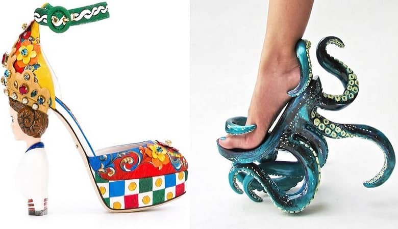 تصاویر دیدنی از مسخره ترین کفش هایی که تاحالا دیده اید!