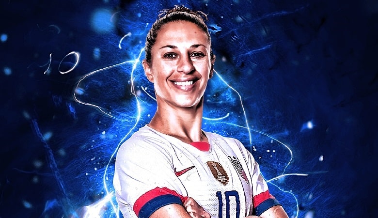 عکس/ ژست خیلی نزدیک علی دایی و بازیکن تیم ملی زنان آمریکا!