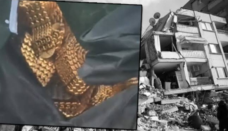 عکس/ 78 کیلوگرم‌طلا از زیر آوار خارج شد!