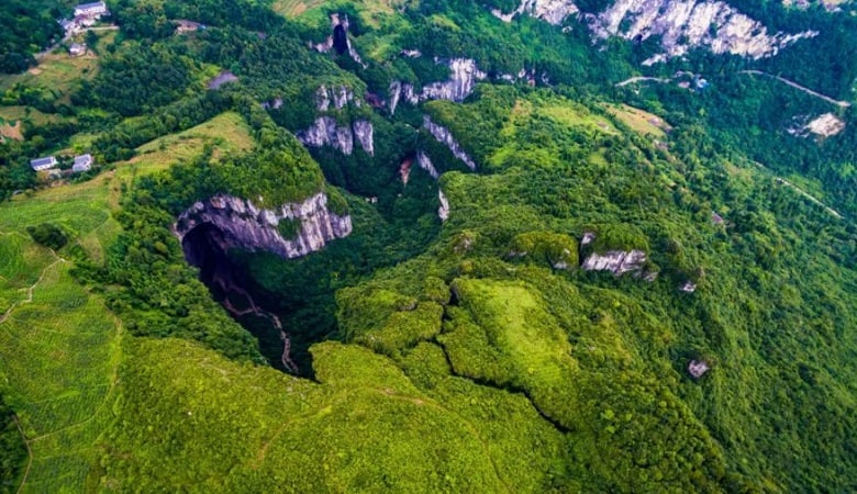 عکس/ سرزمین سرسبز ۳۰۰ متر زیر زمین به سبک رمانهای ژول ورن!