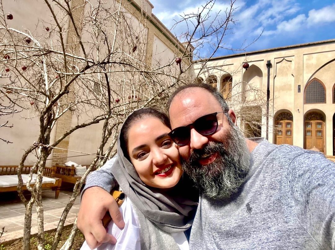 عاشقانه جالب “نرگس محمدی” برای تولد شوهرش/ عکس