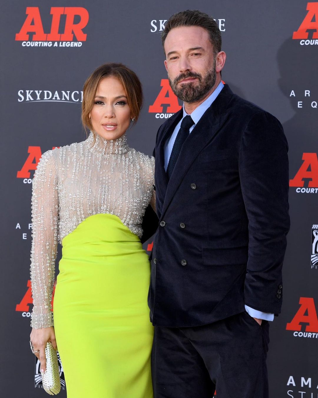 درخشش جنیفر لوپز و بن افلاک با استایل های جذابشان در فرش قرمز/ تصاویر