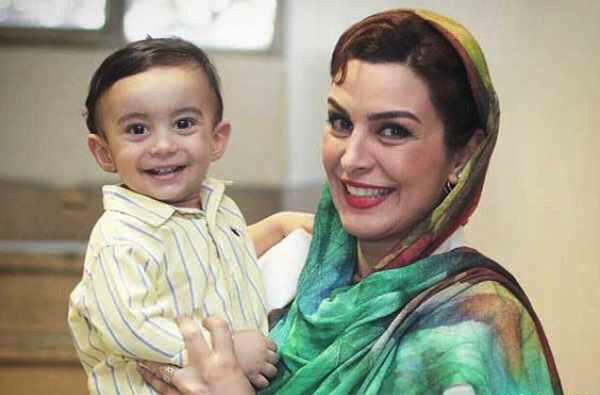 جشن تولد تلخ پسر ماهچهره خلیلی/ عکس