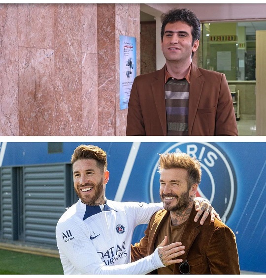 تیپ جدید “دیوید بکهام” او را کپی حبیب لیسانسه ها کرد/ تصاویر