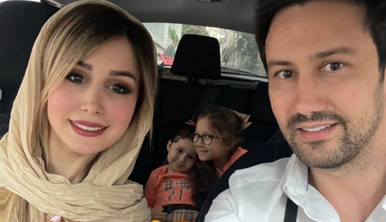 عکس/ عاشقانه معنادار شاهرخ استخری و همسرش در بلژیک