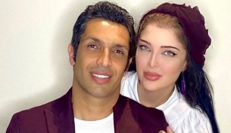 عکس/ پز عجیب همسر سپهر حیدری با آلوچه کیلیویی ۶۰۰ هزار تومانی