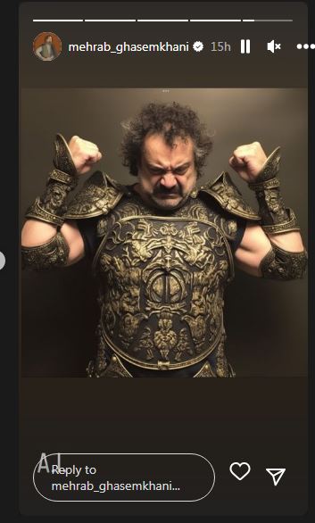 “مهراب قاسمخانی” به کلی تغییر چهره داد/ عکس