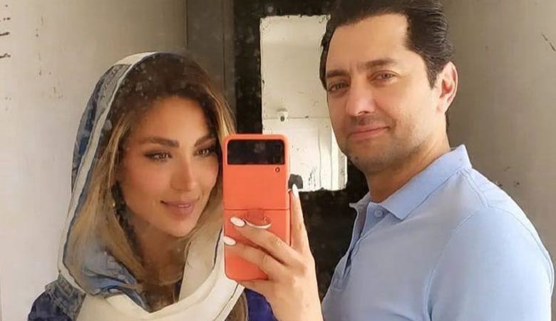 عکس/ حال و روز عاشقانه بهرام رادان و تازه عروسش!
