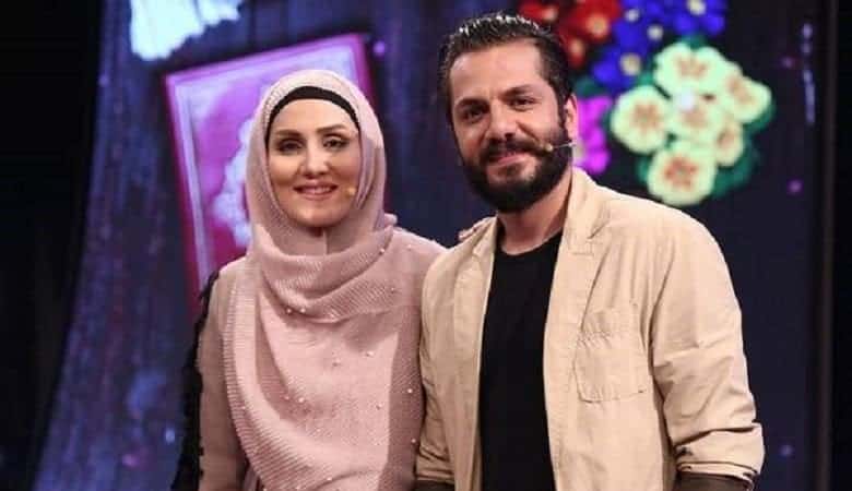 تصاویر/ حرکت عاشقانه و فوق احساسی عباس غزالی در مقابل همسرش