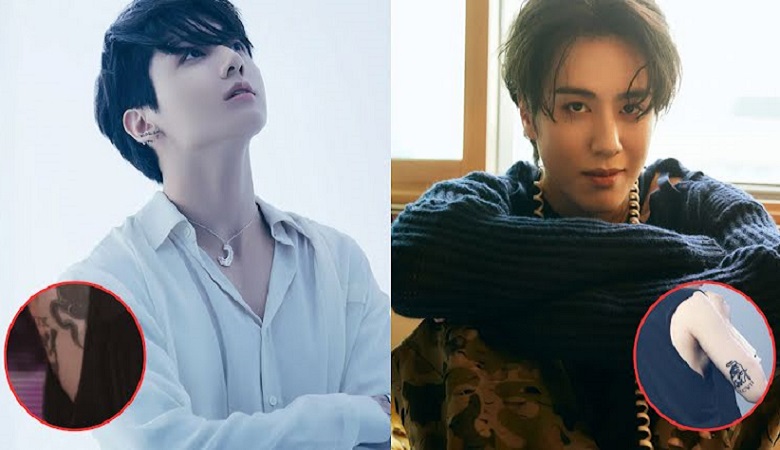 خالکوبیهای مشترک “جونگکوک” از BTS با این آیدل مشهور!