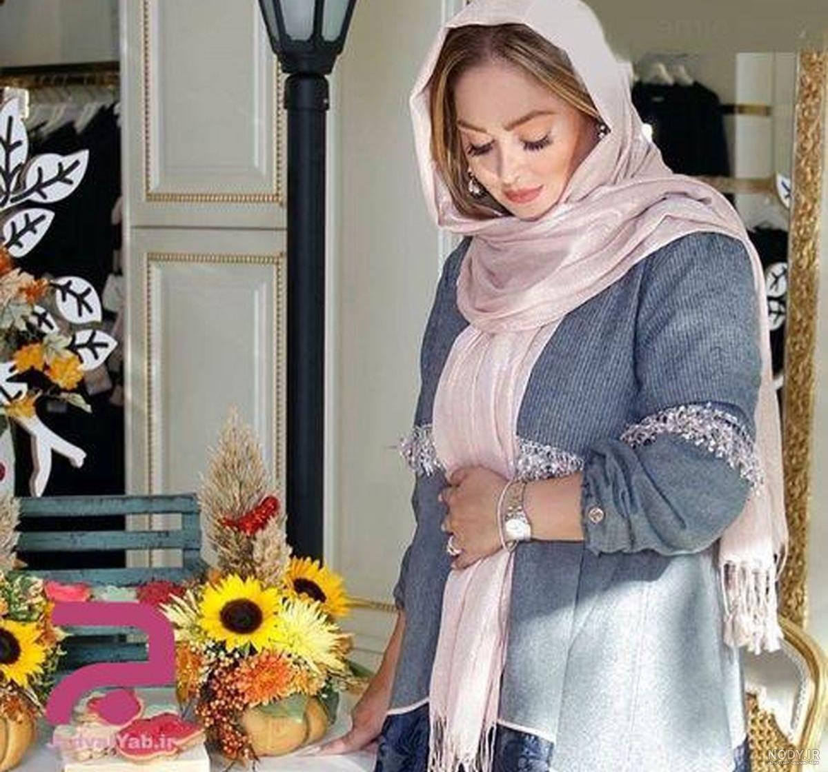 باور می کنید “الهام حمیدی” در دوران بارداری اش این شکلی شده بود/ عکس