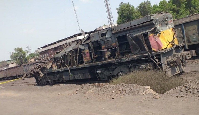 ویدئو/ بلایی که قطار باری بندرعباس بر سر لوکوموتیوران نگون بخت آورد
