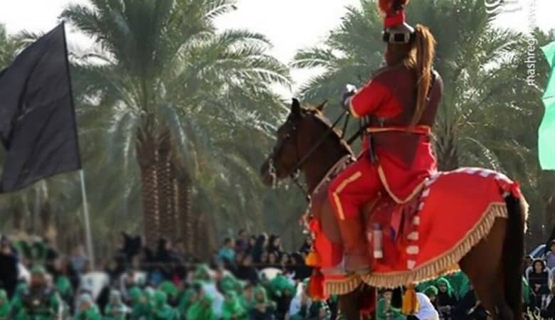 حجاب باورنکردنی شترهای این تعزیه عزاداری/ عکس