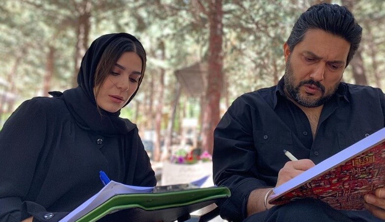 عکس/ نگاه زیرچشمی حامد بهداد به سحر دولتشاهی در پشت صحنه