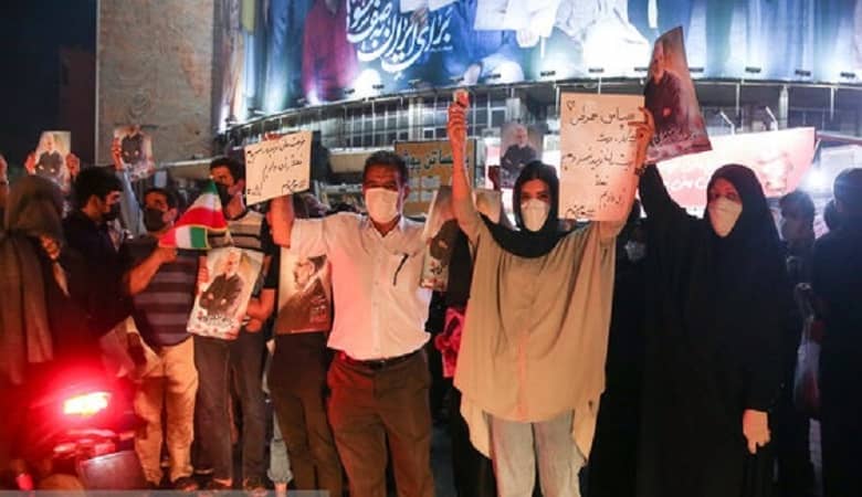 تصاویری از جشن و پایکوبی هواداران رئیسی